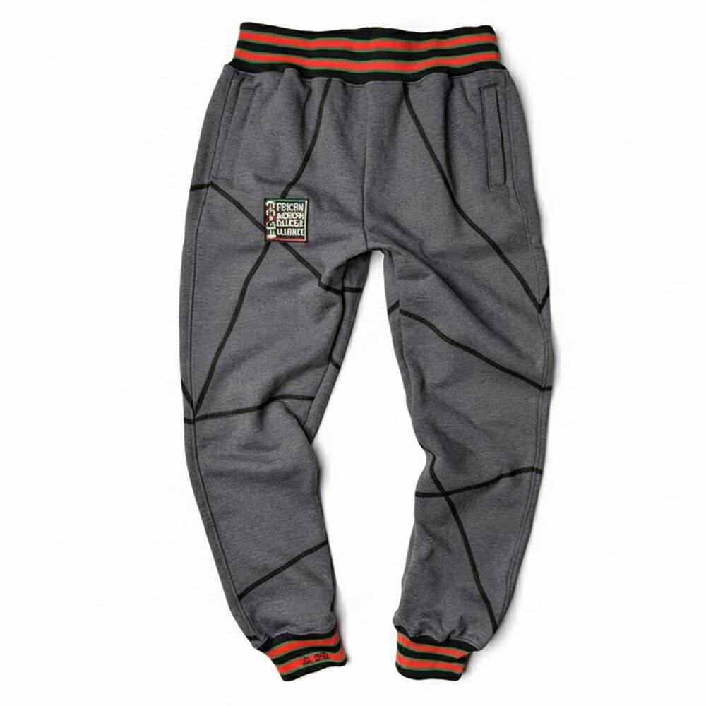 AACA 90s Style Sweatpants Vintage Hip Hop Joggers HBCU Pride Gear